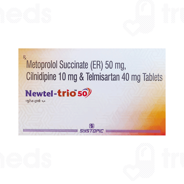 Neotel Tab Newtel Trio 50 Tablet 10 - Uses, Side Effects, Dosage, Price | Truemeds