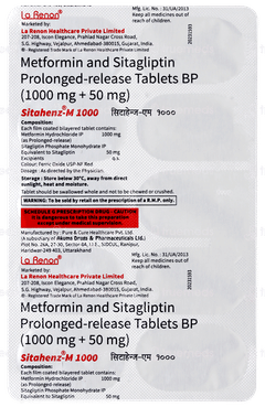 Sitahenz M 1000 Tablet Pr 10