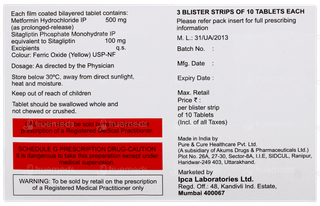 Suitglip M Xr 100/500 Tablet Pr 10