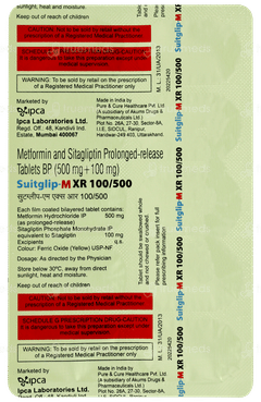 Suitglip M Xr 100/500 Tablet Pr 10