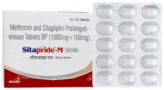 Sitapride M 100/1000 Tablet Pr 15