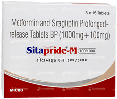 Sitapride M 100/1000 Tablet Pr 15