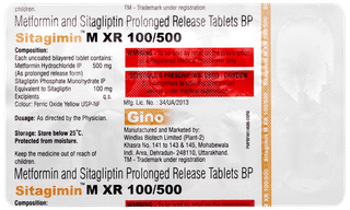 Sitagimin M Xr 100/500 Tablet 10
