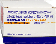 Cospiaq Sm 25+100+1000 Tablet 10