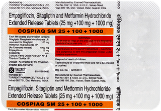 Cospiaq Sm 25+100+1000 Tablet 10