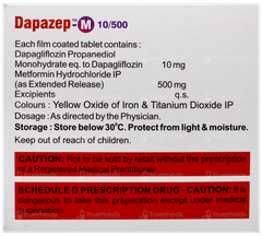 Dapazep M 10/500 Tablet 10