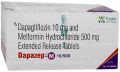 Dapazep M 10/500 Tablet 10