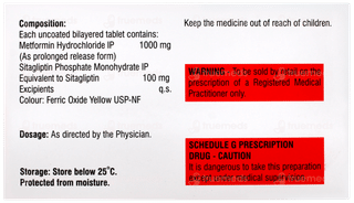 Sitagimin M Xr 100/1000 Tablet 15