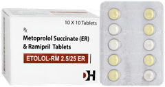Etolol Rm 2.5/25 Er Tablet 10 Etolol Rm 2.5/25 Er Tablet 10