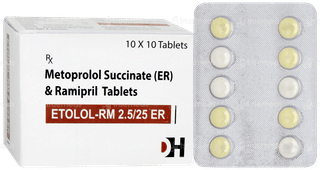 Etolol Rm 2.5/25 Er Tablet 10