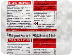 Etolol Rm 2.5/25 Er Tablet 10