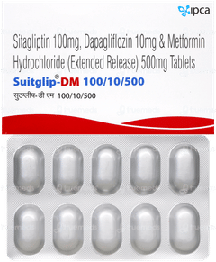 Suitglip Dm 100/10/500 Tablet 10