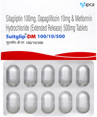 Suitglip Dm 100/10/500 Tablet 10