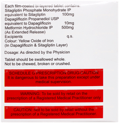 Suitglip Dm 100/10/500 Tablet 10
