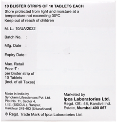 Suitglip Dm 100/10/500 Tablet 10