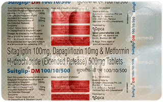 Suitglip Dm 100/10/500 Tablet 10
