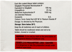 Sitabite Em 100/25/1000 Tablet 10