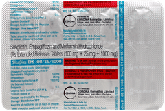 Sitabite Em 100/25/1000 Tablet 10