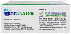 Seizmet G 0.5 Forte Tablet 15