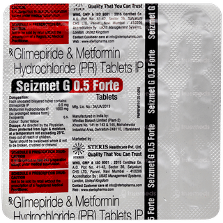 Seizmet G 0.5 Forte Tablet 15