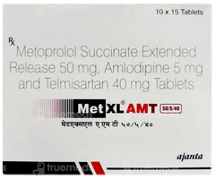 Met Xl Amt 50/5/40 Tablet 15