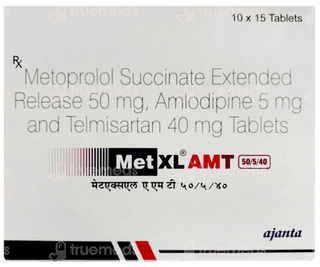 Met Xl Amt 50/5/40 Tablet 15
