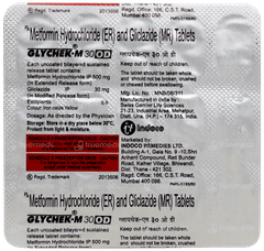Glychek M 30 Od Tablet 15 Glychek M 30 Od Tablet 15