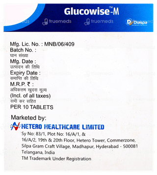 Glucowise M Tablet Sr 10