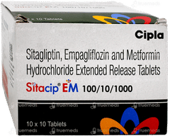 Sitacip Em 100/10/1000 Tablet 10 Sitacip Em 100/10/1000 Tablet 10