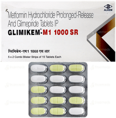 Glimikem M 1 1000 Sr Tablet 15