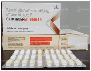 Glimikem M 1 1000 Sr Tablet 15