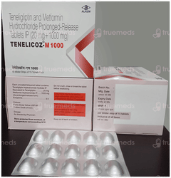 Tenelicoz M 1000 Tablet 15