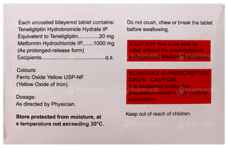 Tenelicoz M 1000 Tablet 15