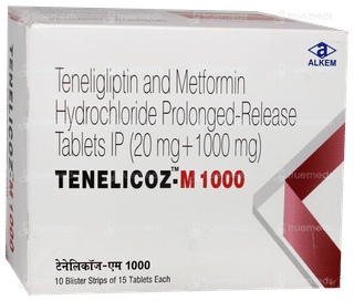 Tenelicoz M 1000 Tablet 15
