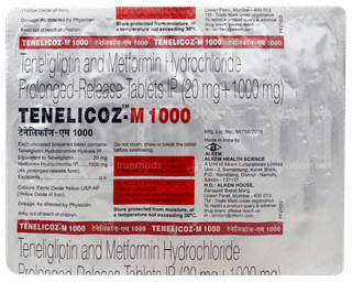 Tenelicoz M 1000 Tablet 15