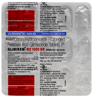 Glimikem M2 1000 Sr Tablet 15