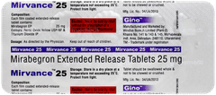 Mirvance 25 Tablet 10