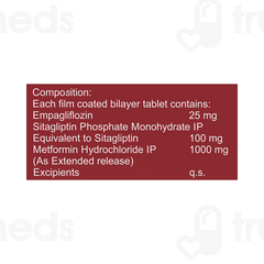 Empagreat Trio 25/1000 Tablet 10