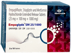 Empaglyde Sm 25/1000 Tablet 10 Empaglyde Sm 25/1000 Tablet 10