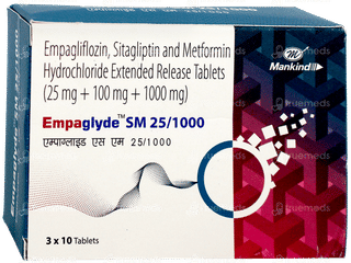 Empaglyde Sm 25/1000 Tablet 10