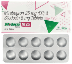Silodosia M 25 Tablet 10 Silodosia M 25 Tablet 10