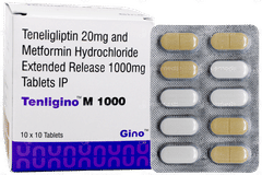 Tenligino M 1000 Tablet 10 Tenligino M 1000 Tablet 10