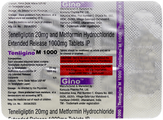 Tenligino M 1000 Tablet 10