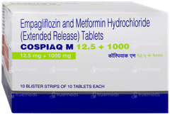 Cospiaq M 12.5 + 1000 Tablet 10