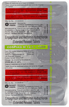 Cospiaq M 12.5 + 1000 Tablet 10