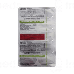 Cospiaq M 12.5 + 1000 Tablet 10 Cospiaq M 12.5 + 1000 Tablet 10