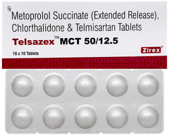 Telsazex Mct 50/12.5 Tablet 10