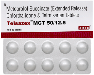Telsazex Mct 50/12.5 Tablet 10
