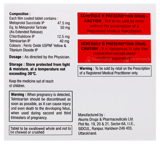 Telsazex Mct 50/12.5 Tablet 10