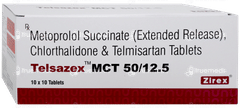 Telsazex Mct 50/12.5 Tablet 10 Telsazex Mct 50/12.5 Tablet 10